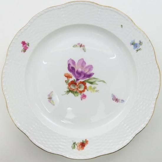 KPMベルリン アンティークプレート② KPMベルリン プレート□フラワーブーケ ベーシックフラワー