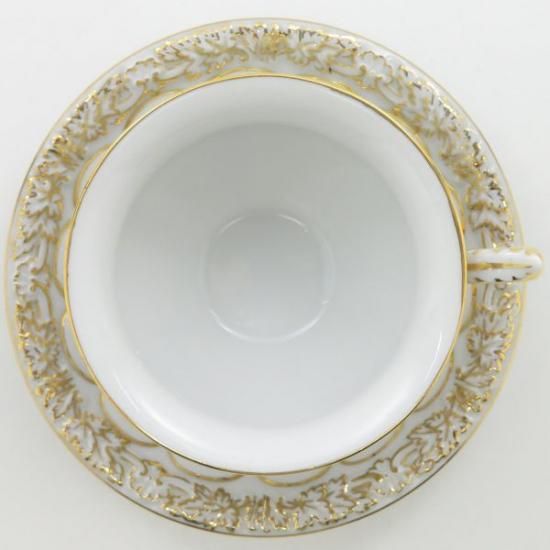 マイセン カップ&ソーサー□Xフォーム C&S 金彩 ゴールド 1客 Meissen