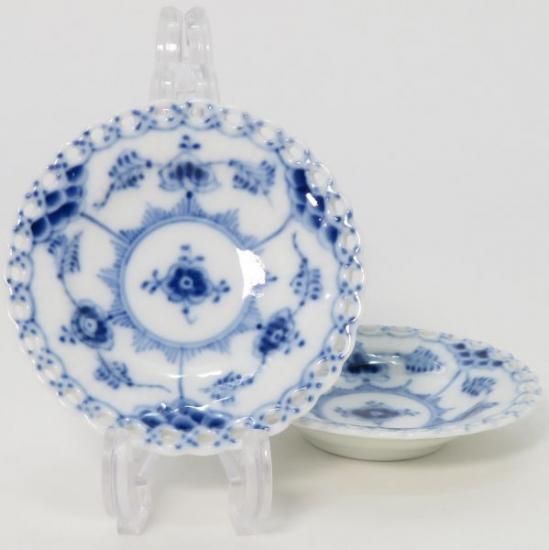 ロイヤルコペンハーゲン　ブルーフルーテッド　フルレース　バタープレート　小皿 ロイヤルコペンハーゲン プレート□ブルーフルーテッド フル