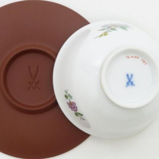 マイセン 茶器セット□シノワズリ 柿右衛門様式 花文絵図 C&S