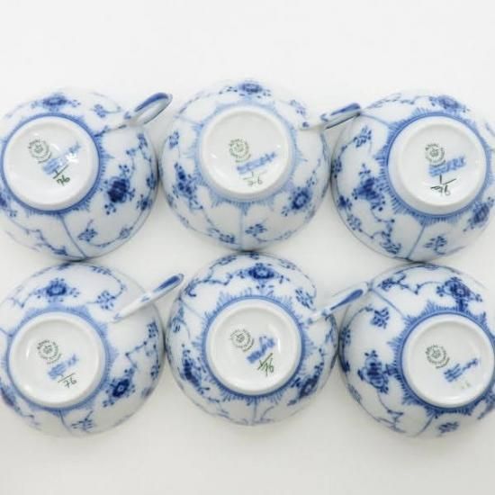 ロイヤルコペンハーゲン カップ&ソーサー□ブルーフルーテッド