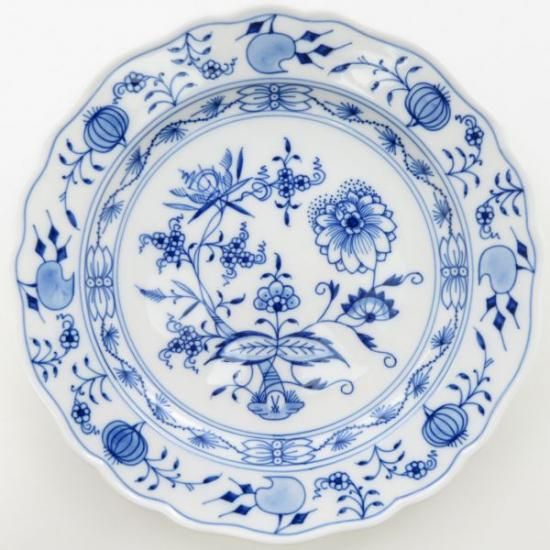 マイセン Meissen 1930年頃 金彩カマユブルー サラダプレート マイセン プレート□ブルーオニオン サラダプレート 17.5cm 皿 洋食器