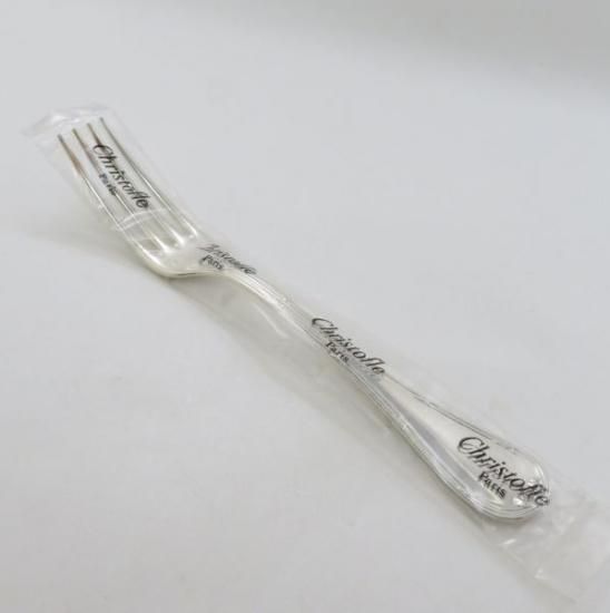 ◇良品◇クリストフル リュバン　テーブルフォーク　4本　シルバーコーティング Christofle - ◇良品◇クリストフル リュバン テーブルフォーク