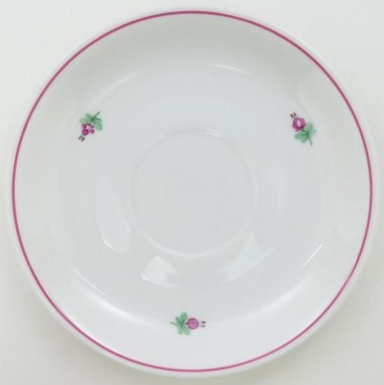 未使用近✨アウガルテン ウィンナーローズ プレート 19cm 皿 ピンク薔薇 Augartenアウガルテンのウィンナーローズ🌹の小物たちとケシの花