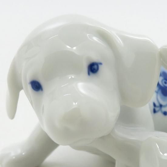 ロイヤルコペンハーゲン 希少 ブルーパルメッテ 犬 フィギュリン 置物 人形 ロイヤルコペンハーゲン フィギュリン□ブルーパルメッテ イヌ 犬