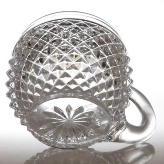 オールド バカラ グラス ○ ダイヤモンドビゾー 持ち手付き ミニ