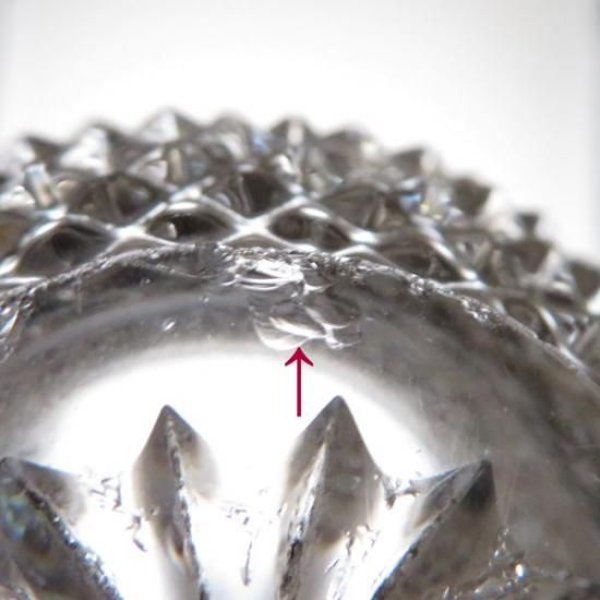 オールド バカラ グラス ○ ダイヤモンドビゾー 持ち手付き ミニ