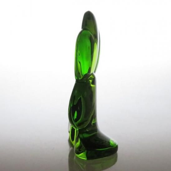 ★バカラ★草原の鹿/フィギュリン/オブジェ/アンティーク/クリスタル/送料無料 バカラ フィギュリン ○ オウム オーナメント オブジェ 11cm 鳥