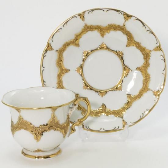 マイセンMeissen グランツゴールド大皿 マイセン プレート□Bフォーム グランツゴールド プレート 直径 19cm