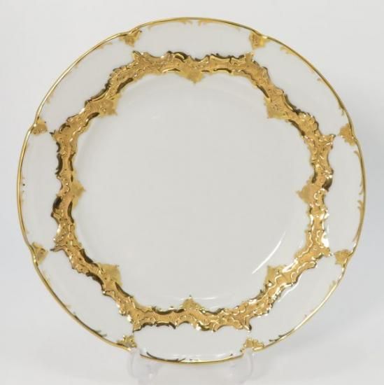 マイセンMeissen グランツゴールド大皿 マイセン プレート□Bフォーム グランツゴールド プレート 直径 19cm