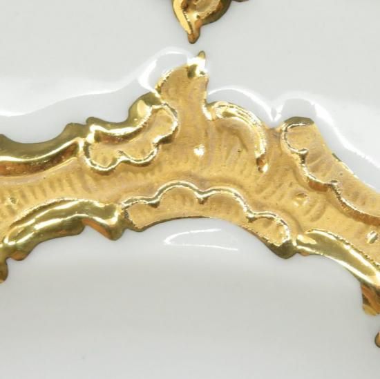 Meissen マイセン/※1級品 特注品　グランツゴールド＆コバルト　　皿 Meissen マイセン/※1級品 特注品 グランツゴールド＆コバルト 皿