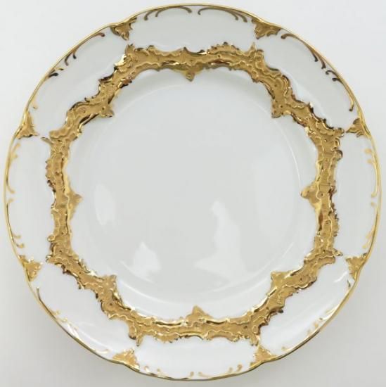 マイセン プレート□Bフォーム グランツゴールド プレート 直径 19cm