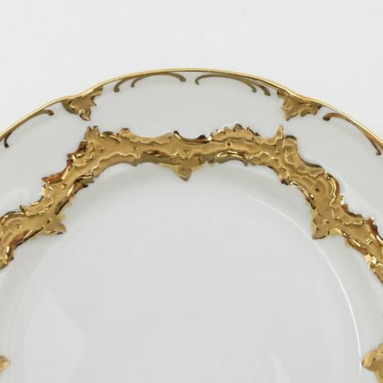 マイセン プレート□Bフォーム グランツゴールド プレート 直径 19cm