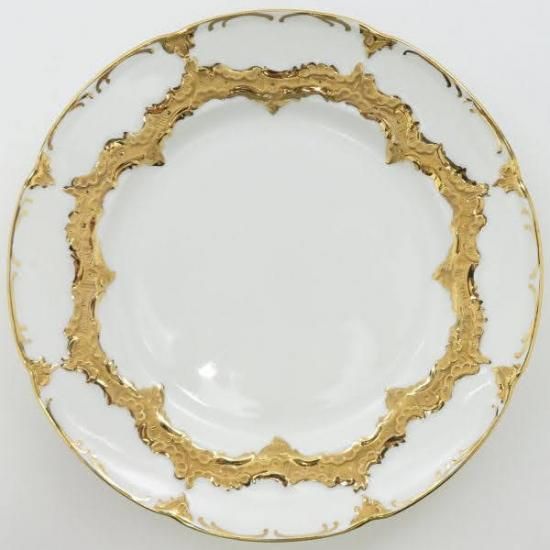 マイセン プレート□Bフォーム グランツゴールド プレート 直径 19cm