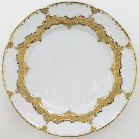 マイセン プレート□Bフォーム グランツゴールド プレート 直径 19cm