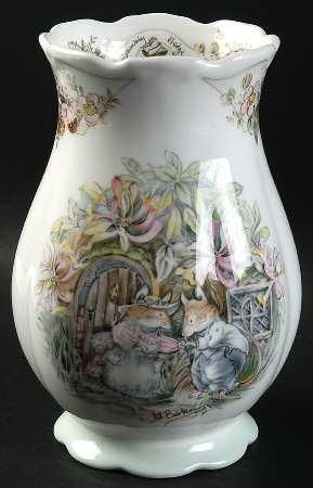 ロイヤル・ドルトン　ブランブリーヘッジ　ウインター　花瓶 England】Royal Doulton Brambly Hedge ロイヤルドルトン ブラン