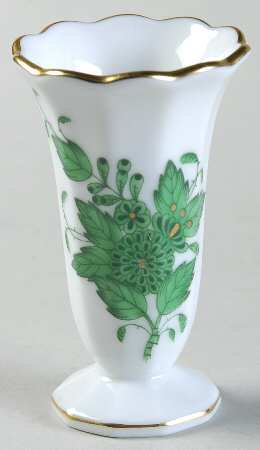 ヘレンドグリーンアポニー花瓶