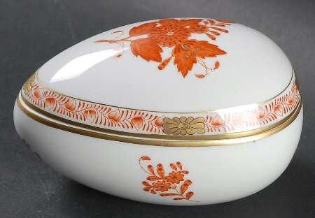 ヘレンド アポニー オレンジ ボンボン入れ ヘレンド アポニーオレンジ