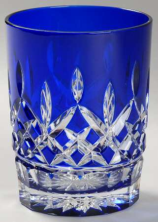 ウォーターフォード リスモア ダブルオールドファッショングラス コバルトブルー - アンティーク ヴィンテージの高級クリスタル 陶磁器｜グラス