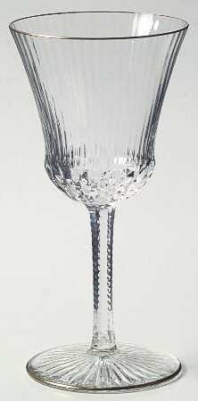 サンルイ アポロゴールド クラレットワイングラス - アンティーク ヴィンテージの高級クリスタル 陶磁器｜グラスクラシック