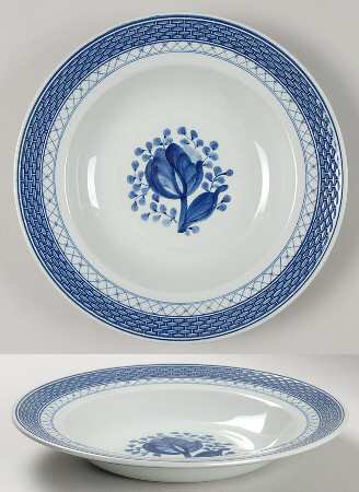 ロイヤルコペンハーゲン トランクェーバー ブルー スープ皿 深皿 1 - アンティーク ヴィンテージの高級クリスタル 陶磁器｜グラスクラシック