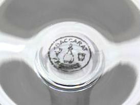 バカラなどの骨董品。 バカラ グラス ○ 白ワイングラス カッシーノ ロレーヌ 刻印有 カット
