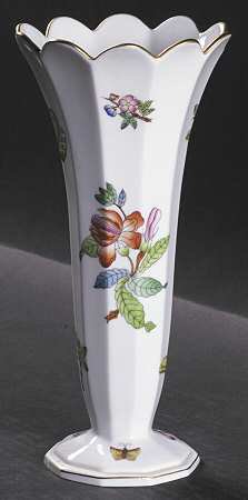 ヘレンド 花瓶 ビクトリア クイーン （オールダー） フラワーベース 22cm - アンティーク ヴィンテージの高級クリスタル 陶磁器｜グラスクラシック
