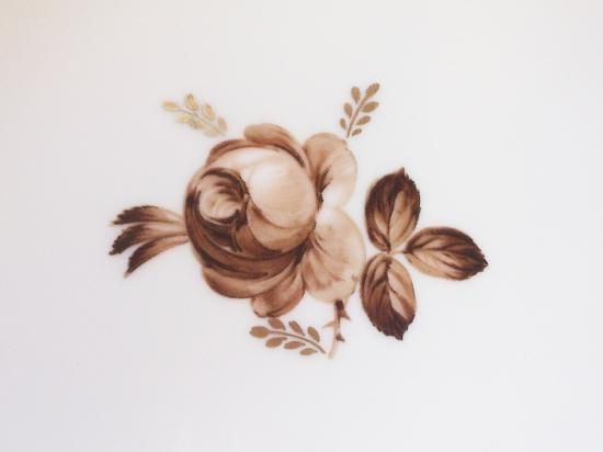 ロイヤルコペンハーゲン コンポート ブラウンローズ ラウンド