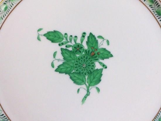 Herend ヘレンド アポニー グリーン プレート 6枚セット ヘレンド プレート□アポニー グリーン サラダプレート 6枚セット 皿