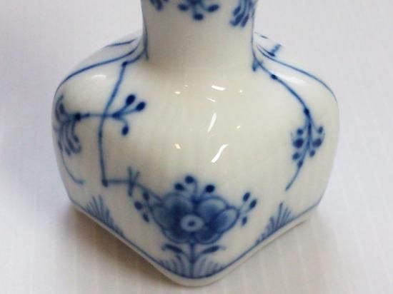 □未使用＊ロイヤルコペンハーゲン　ブルーフルーテッド　フルレース　花瓶 1 ロイヤルコペンハーゲン 花瓶□ブルーフルーテッド フルレース