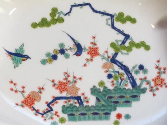 マイセン プレート□柿右衛門 リーフ型プレート 葉型 皿 シノワズリ