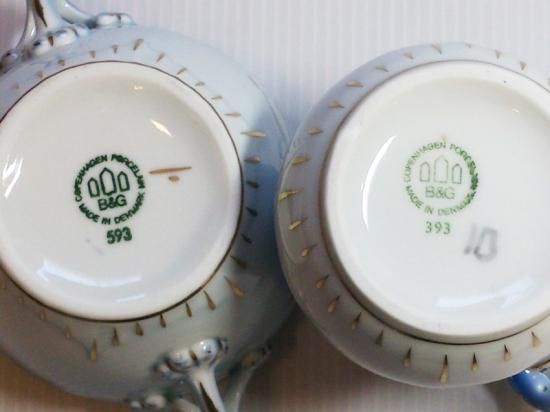 【希少廃盤】Ｂ ＆ Ｇ  ／ビングオーグレンダール ／シュガーポット＆クリーマー 希少廃盤】B ＆ G ／ビングオーグレンダール ／シュガーポット