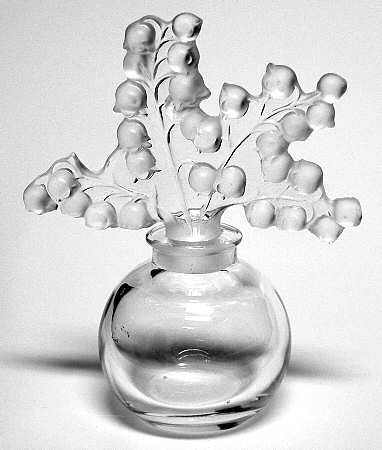ラリック 香水瓶 クレールフォンテーヌ Clairefontaine パフュームボトル - アンティーク ヴィンテージの高級クリスタル  陶磁器｜グラスクラシック