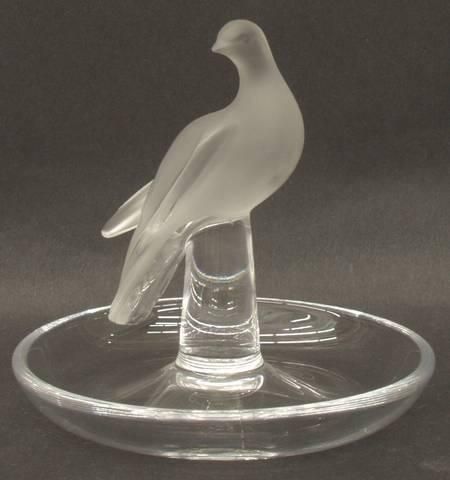 LALIQUE】小鳥のリングトレイ | academiadevendasmb.com.br