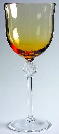 ラリックのグラス、ロクサーヌのブルゴーニュワイングラス-