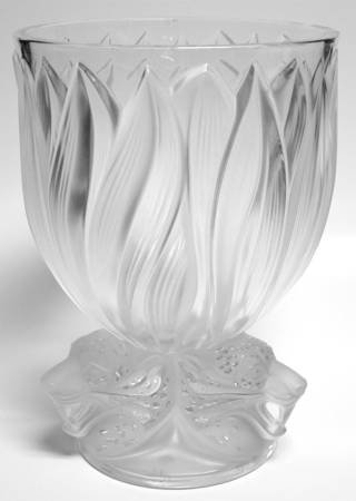 承知致しましたラリック セルテラ フラワーベース 花瓶 クリスタル - 花瓶