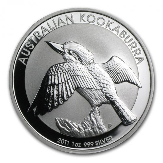 2011 オーストラリア クッカバラ（カワセミ） 銀貨 1オンス クリア 