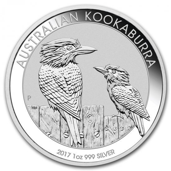 2017 オーストラリア クッカバラ（カワセミ） 銀貨 1オンス クリア