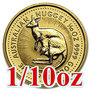 1994 オーストラリア、カンガルー金貨 1/10オンス クリアケース 