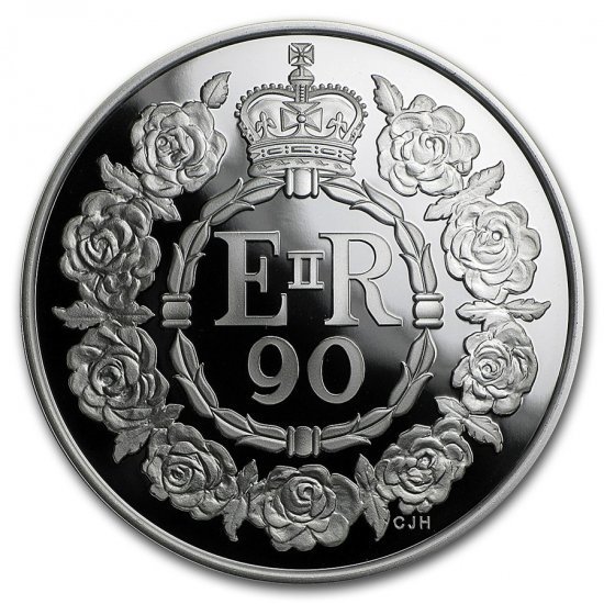 新品未使用 2016 イギリス 女王エリザベス2世生誕90周年 5ポンド銀貨 プルーフ 箱と説明書付き 【PR】 - 野口コイン株式会社