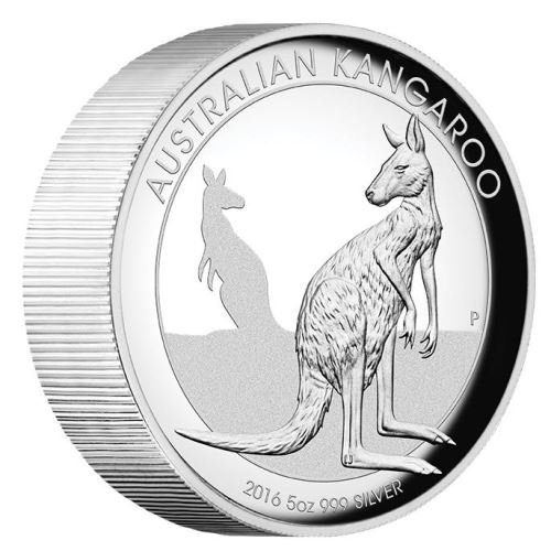 地金型銀貨 .999silver オーストラリア　カンガルー1oz銀貨貨幣