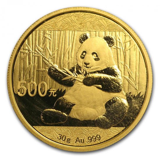 2017年 中国 パンダ金貨 30 グラム 500元 新品未使用 - 野口コイン株式会社