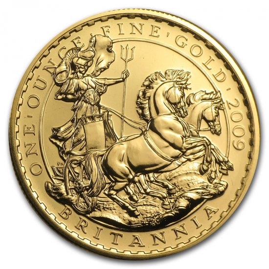 2009 イギリス ブリタニア金貨 1オンス クリアケース付き 新品未使用 
