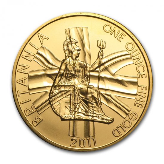 2011 イギリスブリタニア金貨 1オンス クリアーケース付き 新品未使用