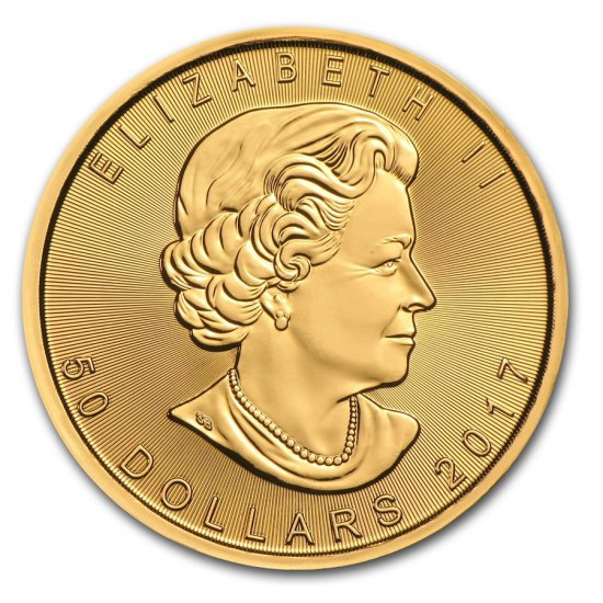 2017 カナダ メイプル金貨１オンス （30mmクリアケース付き 