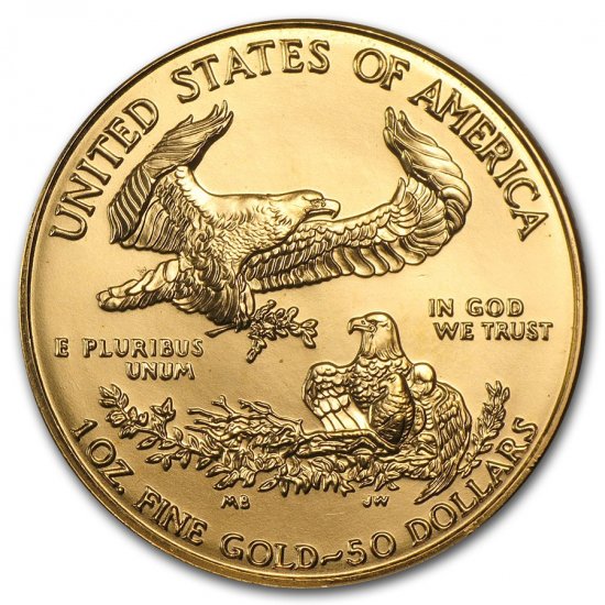 1996 アメリカ イーグル金貨 1オンス （33mmクリアーケース付き