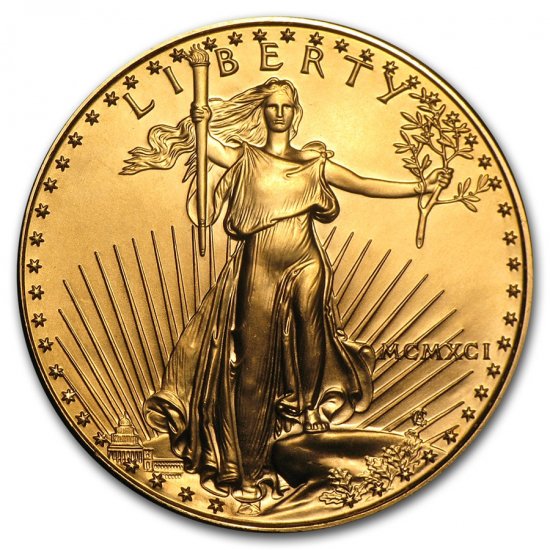 1991 アメリカ イーグル金貨 1オンス （33mmクリアーケース付き） - 野口コイン株式会社 ウィーン金貨、プラチナウィーン、メープル