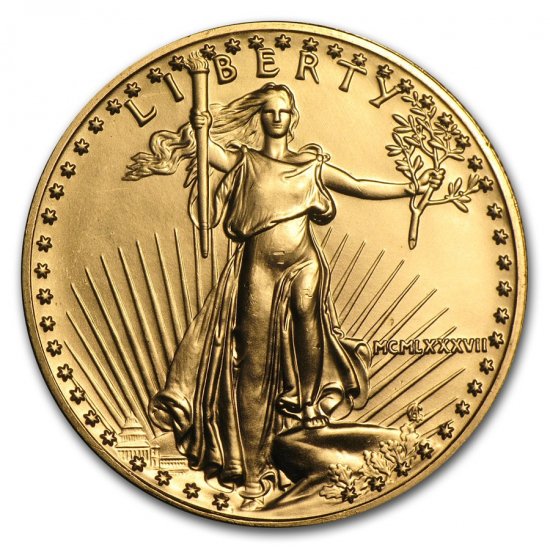 1987 アメリカ イーグル金貨 1オンス （33mmクリアーケース付き） - 野口コイン株式会社 ウィーン金貨、プラチナウィーン、メープル