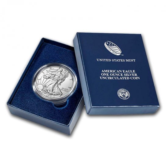 純銀1オンス銀貨 イーグル銀貨2016年PCGS MS70FSイーグル30周年