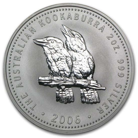 2006 オーストラリア クッカバラ（カワセミ） 銀貨 2オンス クリアー